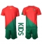 Portugal Replika Hemmatröja Barn VM 2022 Kortärmad (+ byxor)