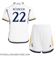Real Madrid Antonio Rudiger #22 Replika Hemmatröja Barn 2023-24 Kortärmad (+ byxor)