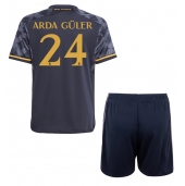 Real Madrid Arda Guler #24 Replika Bortatröja Barn 2023-24 Kortärmad (+ byxor)