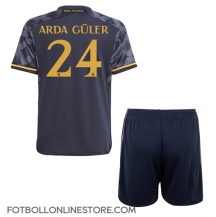 Real Madrid Arda Guler #24 Replika Bortatröja Barn 2023-24 Kortärmad (+ byxor)