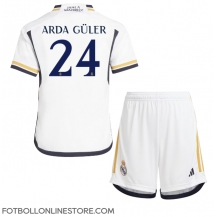 Real Madrid Arda Guler #24 Replika Hemmatröja Barn 2023-24 Kortärmad (+ byxor)