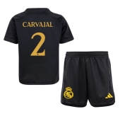 Real Madrid Daniel Carvajal #2 Replika Tredjetröja Barn 2023-24 Kortärmad (+ byxor)