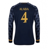 Real Madrid David Alaba #4 Replika Bortatröja 2023-24 Långärmad