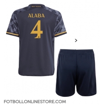 Real Madrid David Alaba #4 Replika Bortatröja Barn 2023-24 Kortärmad (+ byxor)