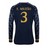 Real Madrid Eder Militao #3 Replika Bortatröja 2023-24 Långärmad