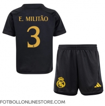 Real Madrid Eder Militao #3 Replika Tredjetröja Barn 2023-24 Kortärmad (+ byxor)