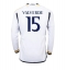 Real Madrid Federico Valverde #15 Replika Hemmatröja 2023-24 Långärmad