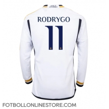 Real Madrid Rodrygo Goes #11 Replika Hemmatröja 2023-24 Långärmad