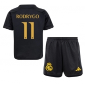 Real Madrid Rodrygo Goes #11 Replika Tredjetröja Barn 2023-24 Kortärmad (+ byxor)