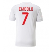 Schweiz Breel Embolo #7 Replika Bortatröja VM 2022 Kortärmad