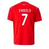 Schweiz Breel Embolo #7 Replika Hemmatröja VM 2022 Kortärmad