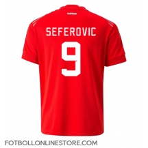 Schweiz Haris Seferovic #9 Replika Hemmatröja VM 2022 Kortärmad