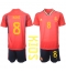 Spanien Koke #8 Replika Hemmatröja Barn VM 2022 Kortärmad (+ byxor)