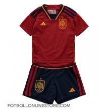 Spanien Replika Hemmatröja Barn VM 2022 Kortärmad (+ byxor)