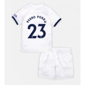 Tottenham Hotspur Pedro Porro #23 Replika Hemmatröja Barn 2023-24 Kortärmad (+ byxor)