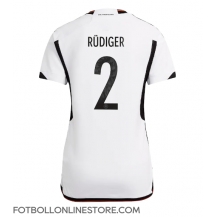 Tyskland Antonio Rudiger #2 Replika Hemmatröja Dam VM 2022 Kortärmad