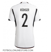 Tyskland Antonio Rudiger #2 Replika Hemmatröja VM 2022 Kortärmad