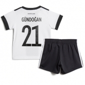Tyskland Ilkay Gundogan #21 Replika Hemmatröja Barn VM 2022 Kortärmad (+ byxor)