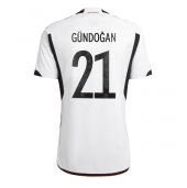 Tyskland Ilkay Gundogan #21 Replika Hemmatröja VM 2022 Kortärmad