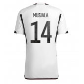 Tyskland Jamal Musiala #14 Replika Hemmatröja VM 2022 Kortärmad