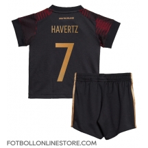 Tyskland Kai Havertz #7 Replika Bortatröja Barn VM 2022 Kortärmad (+ byxor)