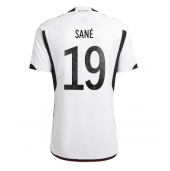 Tyskland Leroy Sane #19 Replika Hemmatröja VM 2022 Kortärmad
