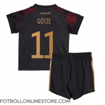 Tyskland Mario Gotze #11 Replika Bortatröja Barn VM 2022 Kortärmad (+ byxor)