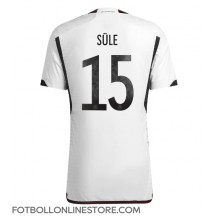 Tyskland Niklas Sule #15 Replika Hemmatröja VM 2022 Kortärmad