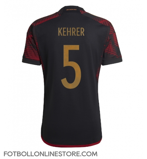 Tyskland Thilo Kehrer #5 Replika Bortatröja VM 2022 Kortärmad