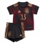 Tyskland Thomas Muller #13 Replika Bortatröja Barn VM 2022 Kortärmad (+ byxor)